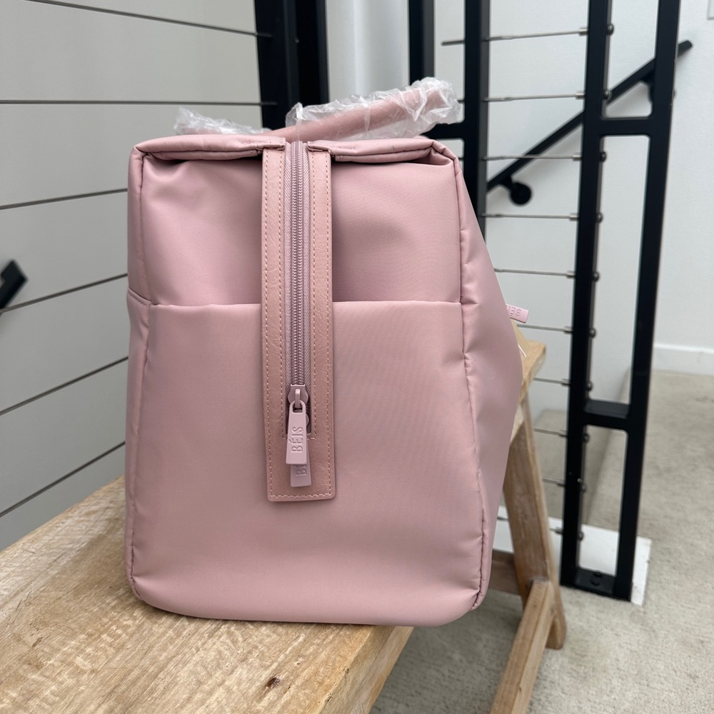 BEIS Commuter Duffle Bag Atlas Pink Travel Weekender Gym Carry On | NWT - Picture 3 of 14